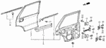 75760SB2003 - Body/Air Conditioning: PIN, DOOR CHECKER for Honda Image image