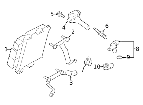 Ignition System for 2021 Subaru Legacy #0