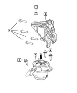 68328258AE - Engine: Engine Mount Bracket for Mopar Image
