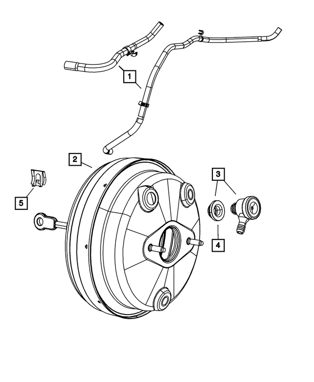 4743859AB - : Vacuum Supply Hose for Mopar Image