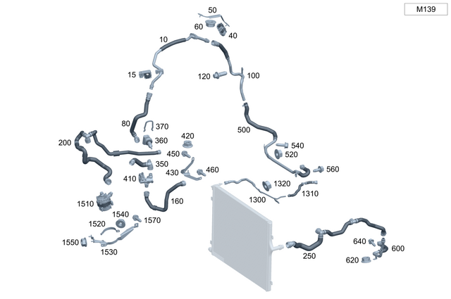 2325016701 - : Hose Line for Mercedes-Benz Image