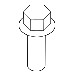 934050602004 - Electrical: Lens &amp; Housing Bolt for Honda: Accord Crosstour, Civic, CR-V, CR-Z, Crosstour, Fit, HR-V, Insight, Odyssey, Passport, Pilot, Ridgeline Image