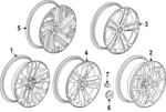 26456297 - : Wheel, Alloy for Chevrolet: Equinox Image