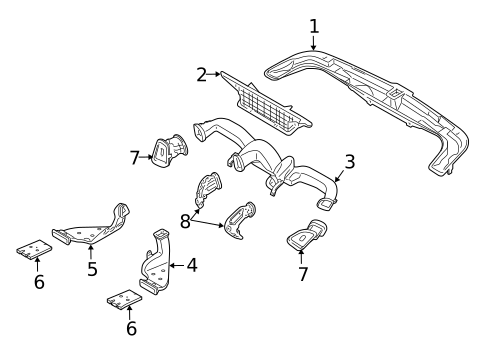 Ducts for 2012 Hyundai Tucson #0