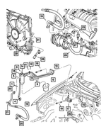 5264643AD - : A/C Drier Mounting Grommet for Dodge: Neon Image
