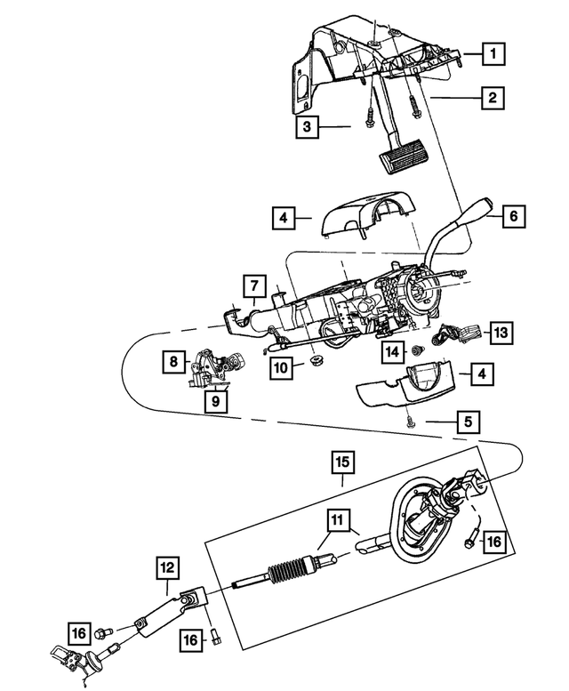 6507599AA - Steering: Hex Head Bolt for Mopar Image image