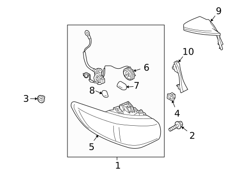 Bulbs - Chassis for 2009 INFINITI FX50 #2