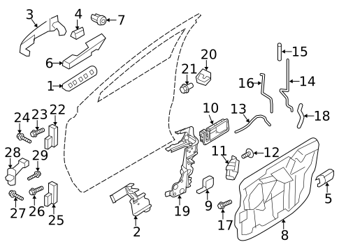 Keyless Entry Components for 2012 Ford Edge #0