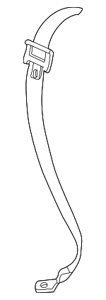 30631110 - Body: 2001-2004 Volvo S40 - Center Belt Assembly for Volvo: S40, V40 Image