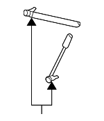 4894554AE - Body: Support Cylinder for Chrysler: Town &amp; Country, Voyager | Dodge: Caravan, Grand Caravan Image