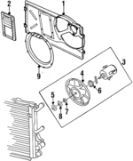 1H0959455 - Cooling System: Fan Assembly for Volkswagen Image