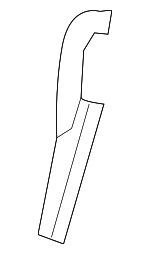 88345EZ04A - Body: Lock Cover for Nissan: TITAN, TITAN XD Image