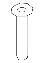 87602EZ04B - Body: Headrest Guide for Nissan: TITAN, TITAN XD Image