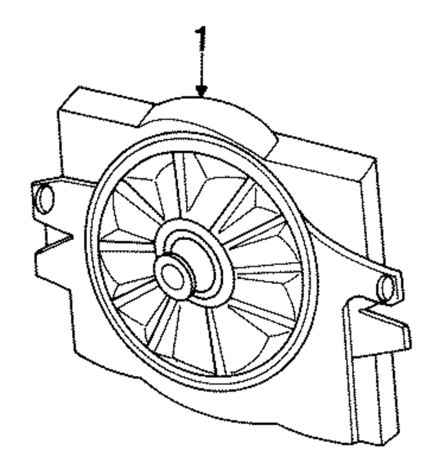 4644367 - Belts &amp; Cooling: Engine Cooling Fan Assembly for Mopar Image