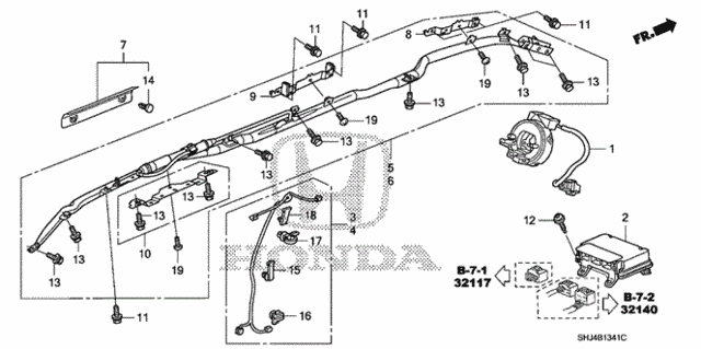SRS Unit ('08-) for 2008 Honda Odyssey #0
