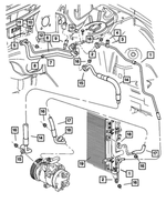 4596889AC - Air Conditioning &amp; Heater: A/c Liquid Line for Mopar Image