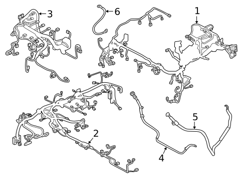 Wiring Harness for 2014 Mazda 6 #0