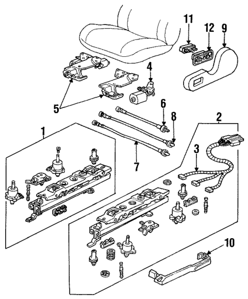 Tracks & Components for 1996 Pontiac Grand Am #1