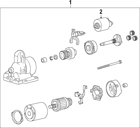 Starter for 2006 Lincoln Zephyr #0