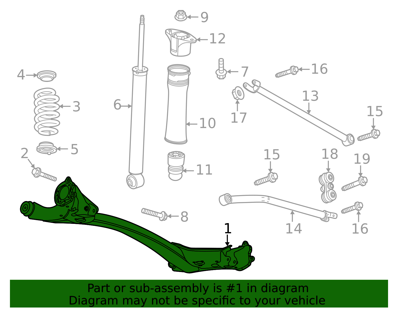 2020-2026 Buick Encore GX Rear Compound Crank Axle 42729885 | OEM Parts ...
