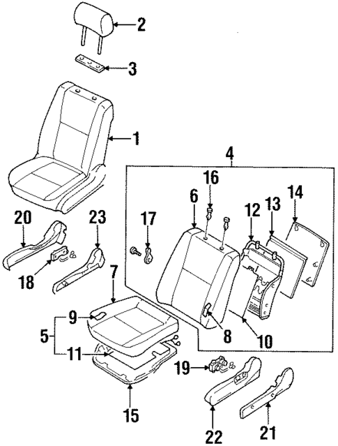 Power Seats for 1996 INFINITI I30 #1