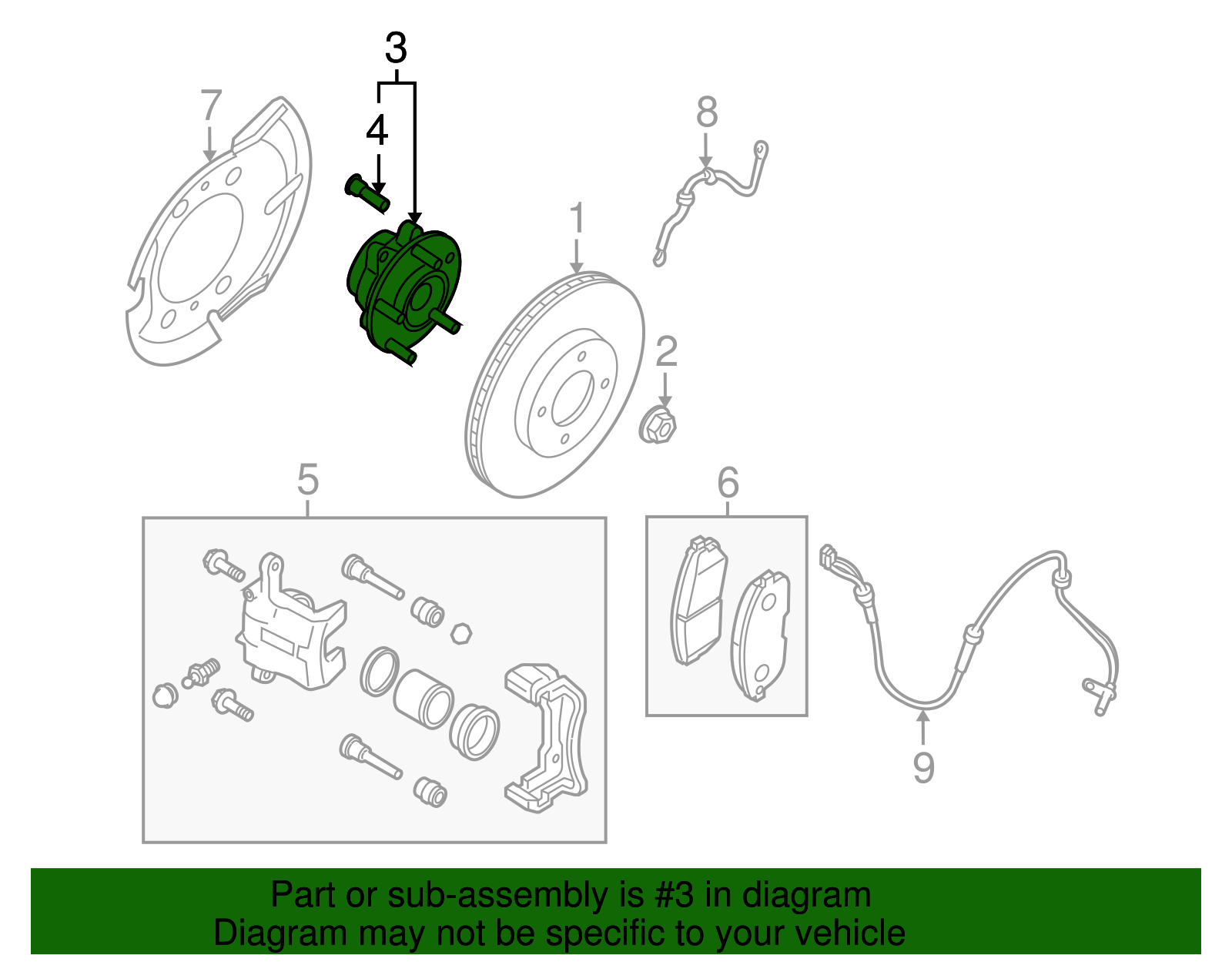 2007-2015 Nissan Hub & Bearing 40202-JG01B | Nissan Parts Plus