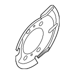 41151JD01A - Brakes: Splash Shield for Nissan: Juke, Rogue, Rogue Select Image