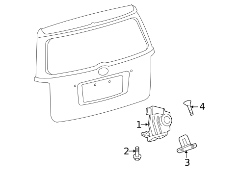 Liftgate for 2015 Scion xB #1