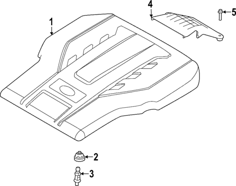 Engine Appearance Cover for 2022 Land Rover Range Rover #0