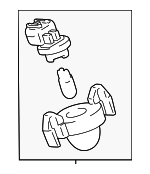 8127035110 - : 1992-2004 Toyota - License Plate Light for Toyota: Pickup, T100, Tacoma Image