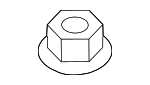 9YB041411 - Engine: Trans Mount Nut for Mazda Image