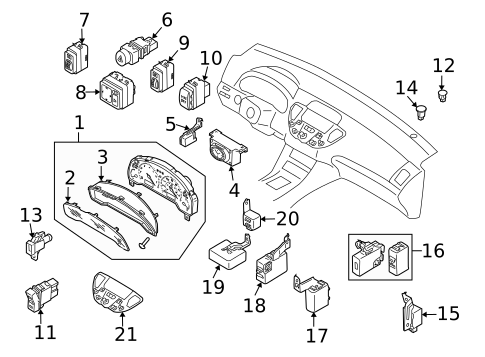Gauges for 2004 INFINITI M45 #0