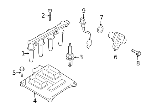 Powertrain Control for 2008 Saturn Astra #1