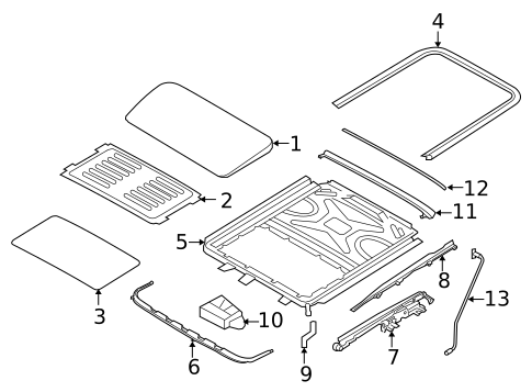Sunroof for 2018 BMW X6 #0