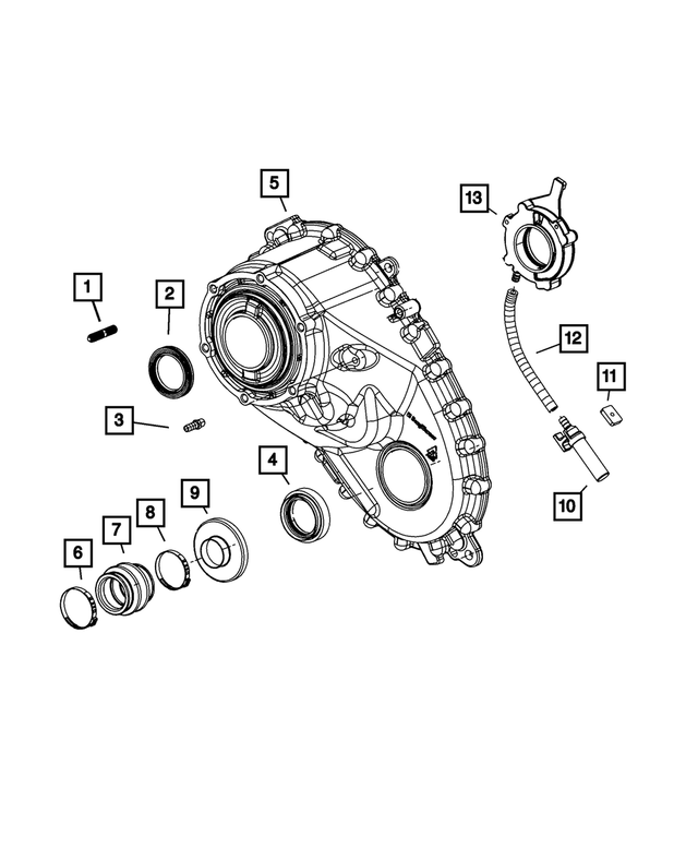 « 68089752AA – BW 44-44; Transfer Case : Boîte De Transfert Event pour Mopar Image »