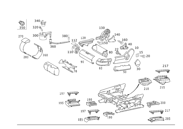 2209100094 - : Belt for Mercedes-Benz Image