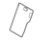 52207274605 - Body: Seat Back Panel for BMW: 228i, 228i xDrive, 230i, 230i xDrive, M2, M235i, M235i xDrive, M240i, M240i xDrive Image