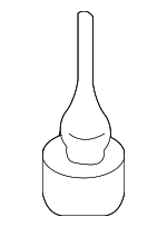 25911639 - Body: Armrest Bumper for Buick: Enclave | Chevrolet: Traverse | GMC: Acadia | Saturn: Outlook Image