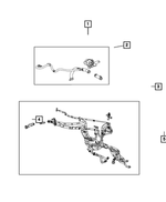 68281056AJ - Cooling: Heater Supply And Return Hose And Tube for Mopar Image