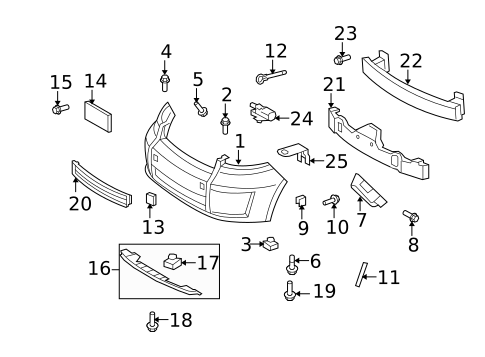 Bumper & Components - Front for 2010 Scion xB #0