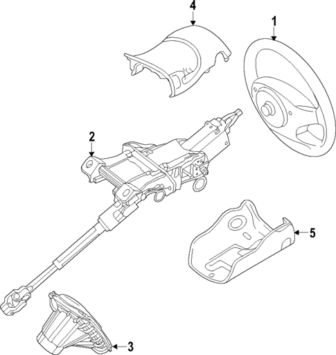 Steering Wheel for 2013 Ford Focus #0