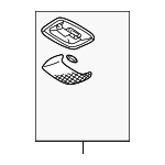 MR761811 - Body: Dome Lamp Assembly for Mitsubishi: Lancer, Mirage, Montero, Montero Sport, Outlander Image