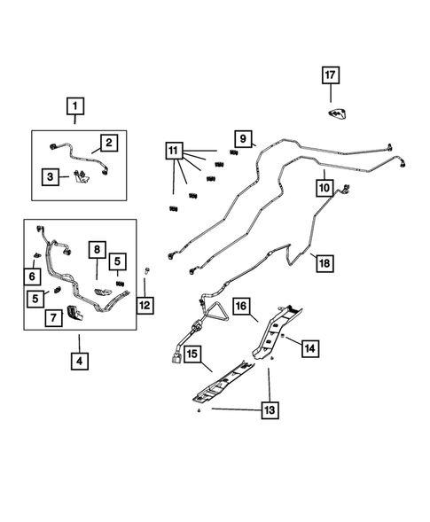 Fuel Lines for 2019 Jeep Compass #1