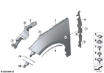 51647375893 - : Side Panel, Front Left for BMW Image