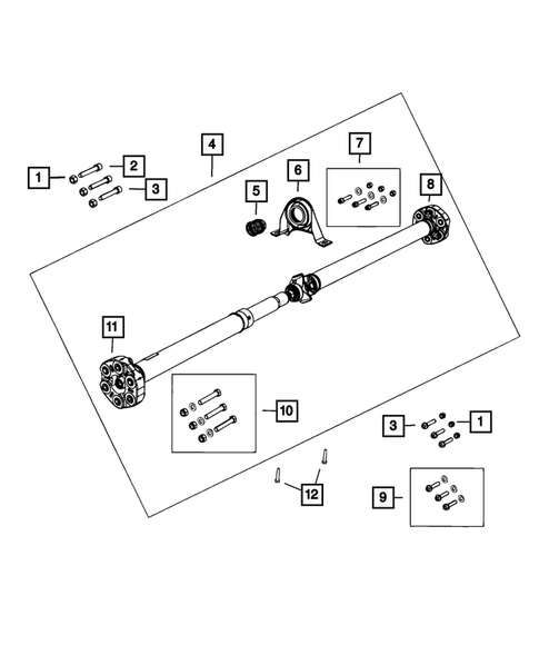Drive Shaft for 2012 Chrysler 300 #0