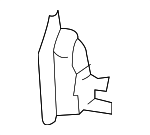 79917CL70B - Body: Side Trim Panel Hook for Infiniti Image