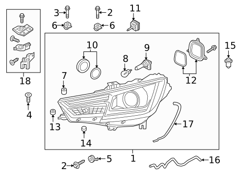 Bulbs - Chassis for 2019 Audi A4 Quattro #0