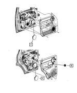 5064203AC - Instrument Panel and Radios and Consoles: Door Speaker for Mopar Image