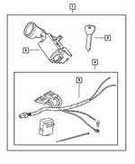 82207070 - Mopar Accessories - Component Parts: Shock Sensor Kit for Mopar Image