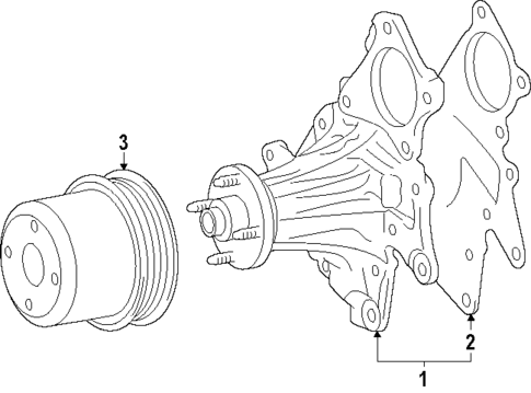 Water Pump for 2025 Lexus LX700h #0